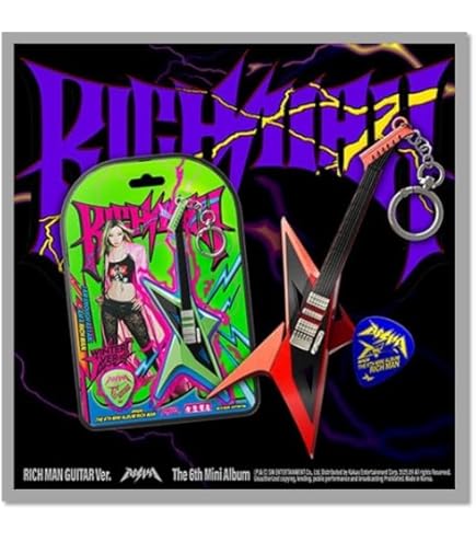 Amazon.com: aespa RICH MAN 6th Mini Album (BURST - WINTER Ver